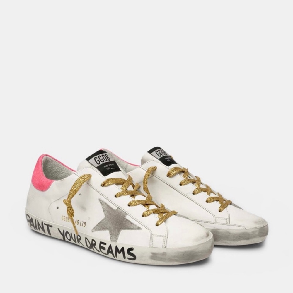 Golden Goose Superstar size 42 paint your dreams sneakers